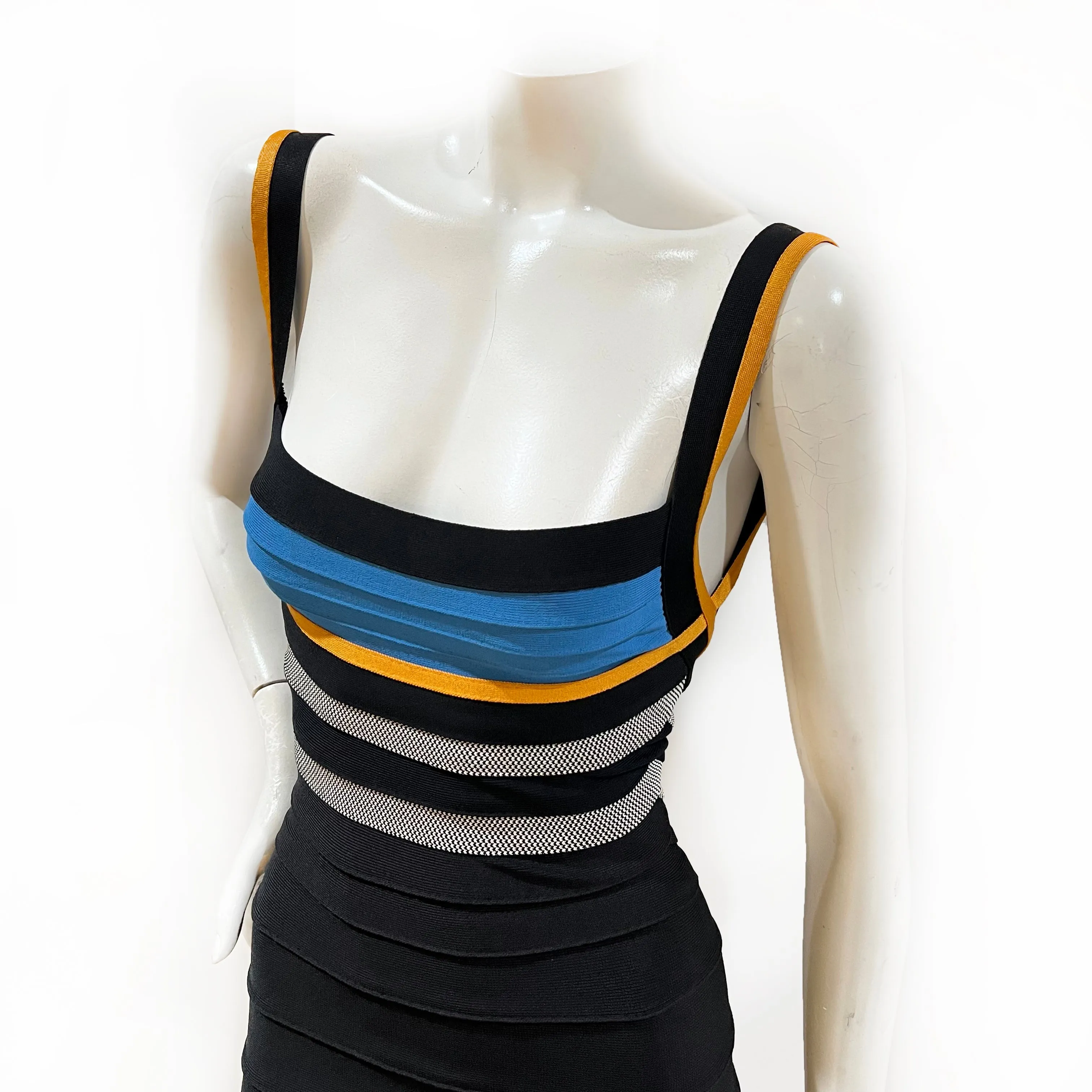 Multicolor Bandage Dress