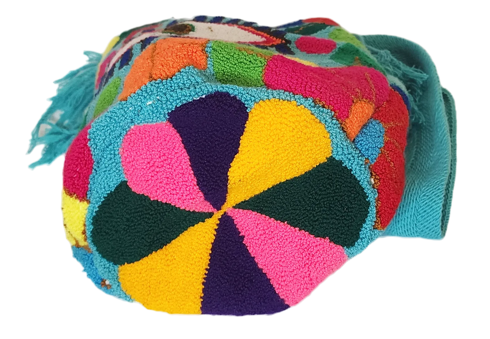 Nalani Large Handmade Punch Needle Wayuu Mochila Bag