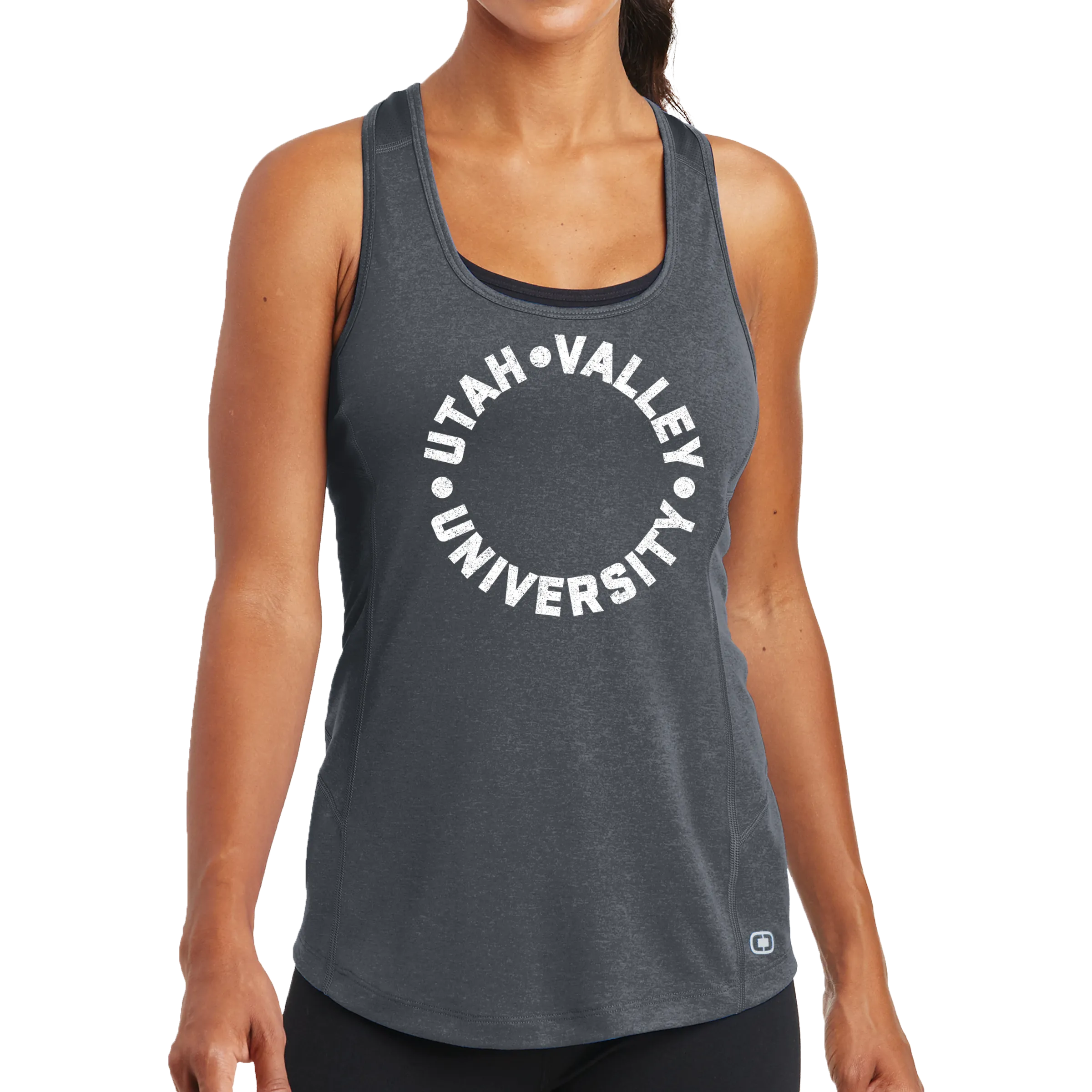 OGIO ENDURANCE Ladies Racerback Pulse Tank- Mono Reflective