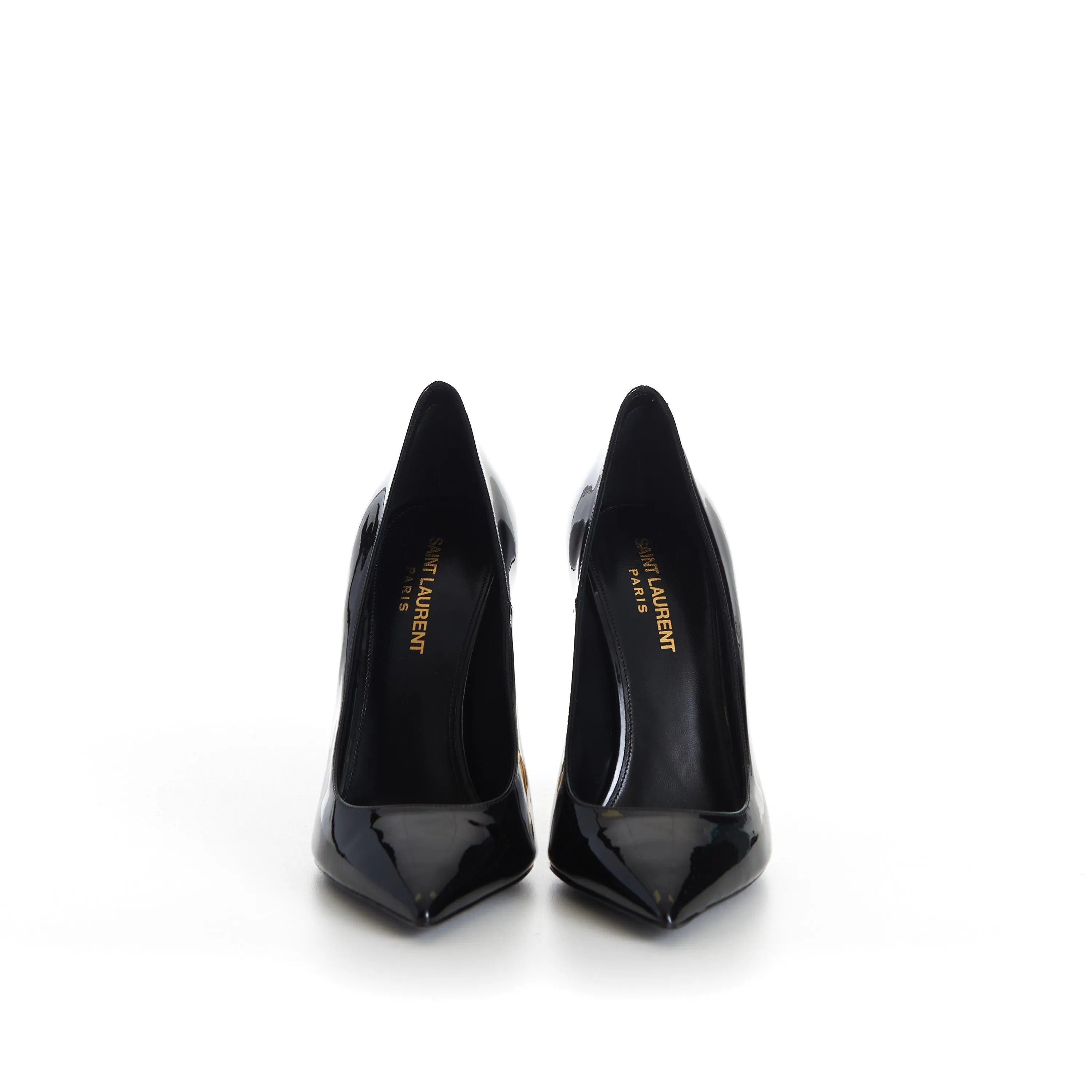 Opyum Pumps - Black Patent leather, YSL Cassandre Heel