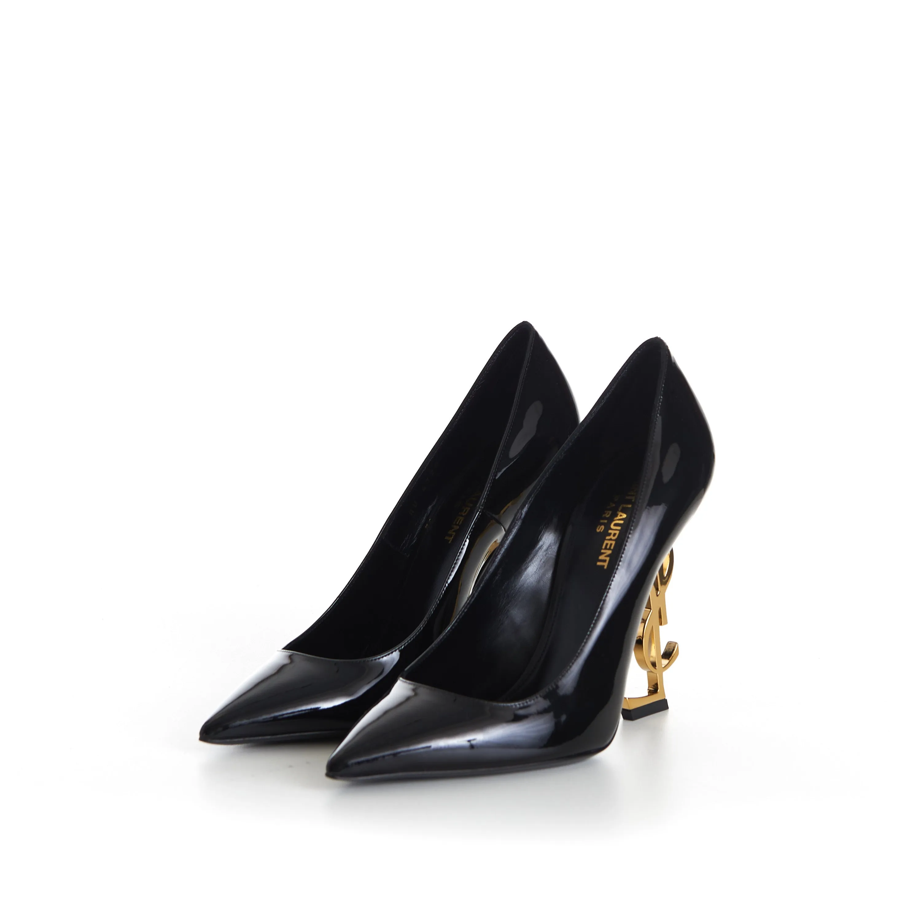 Opyum Pumps - Black Patent leather, YSL Cassandre Heel