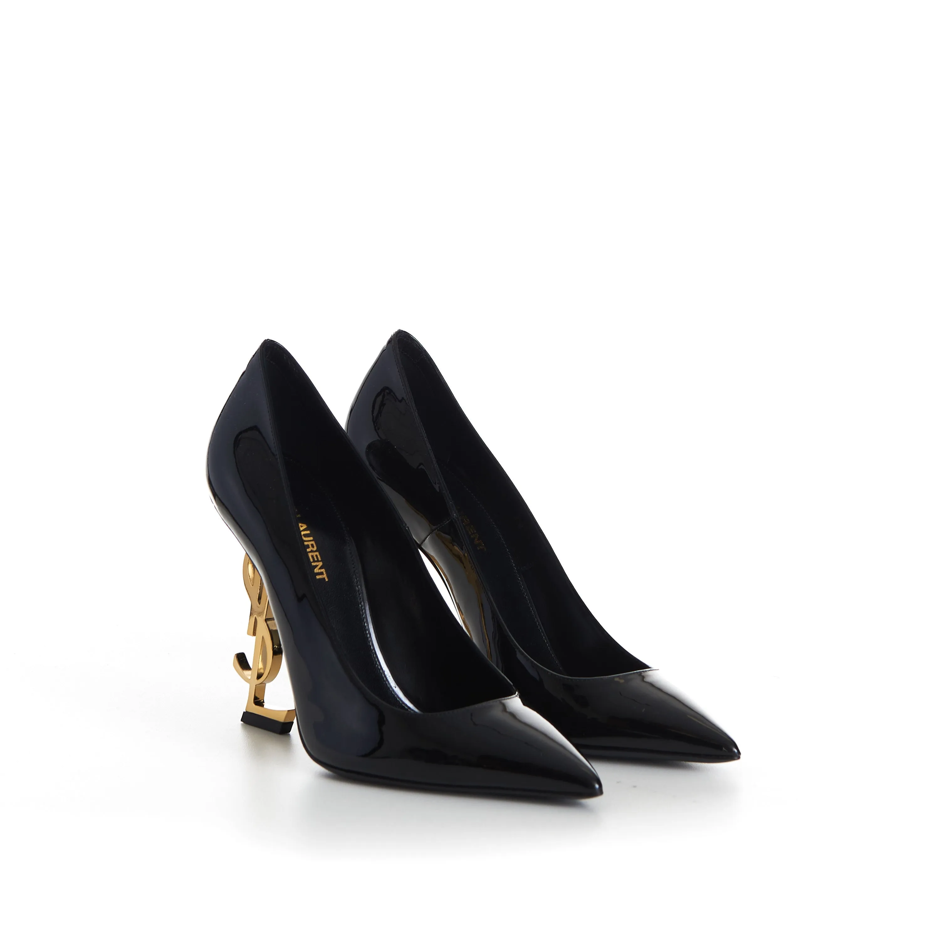 Opyum Pumps - Black Patent leather, YSL Cassandre Heel