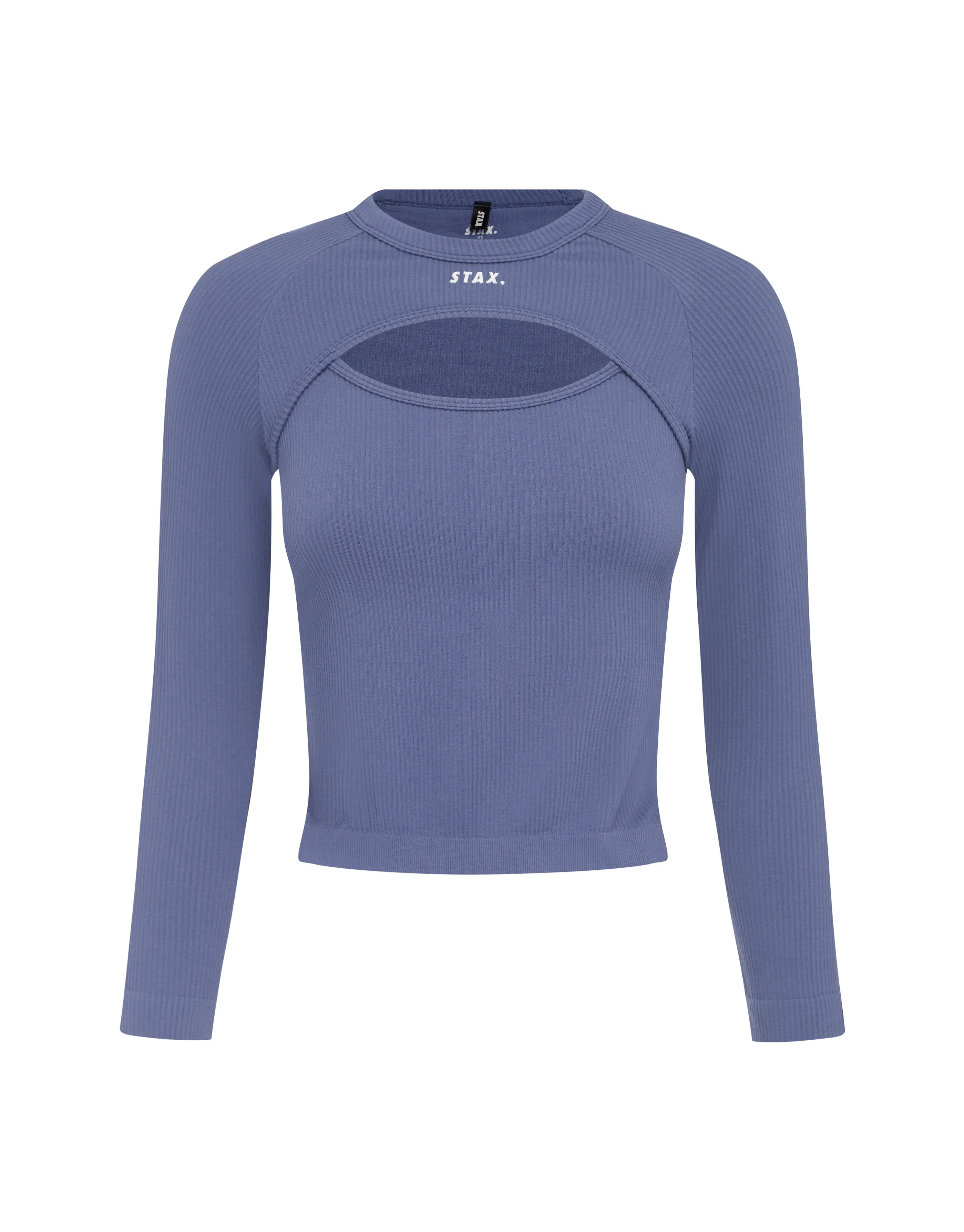 Premium Seamless Cut Out Long Sleeve Lounge V5.1 - Topaz