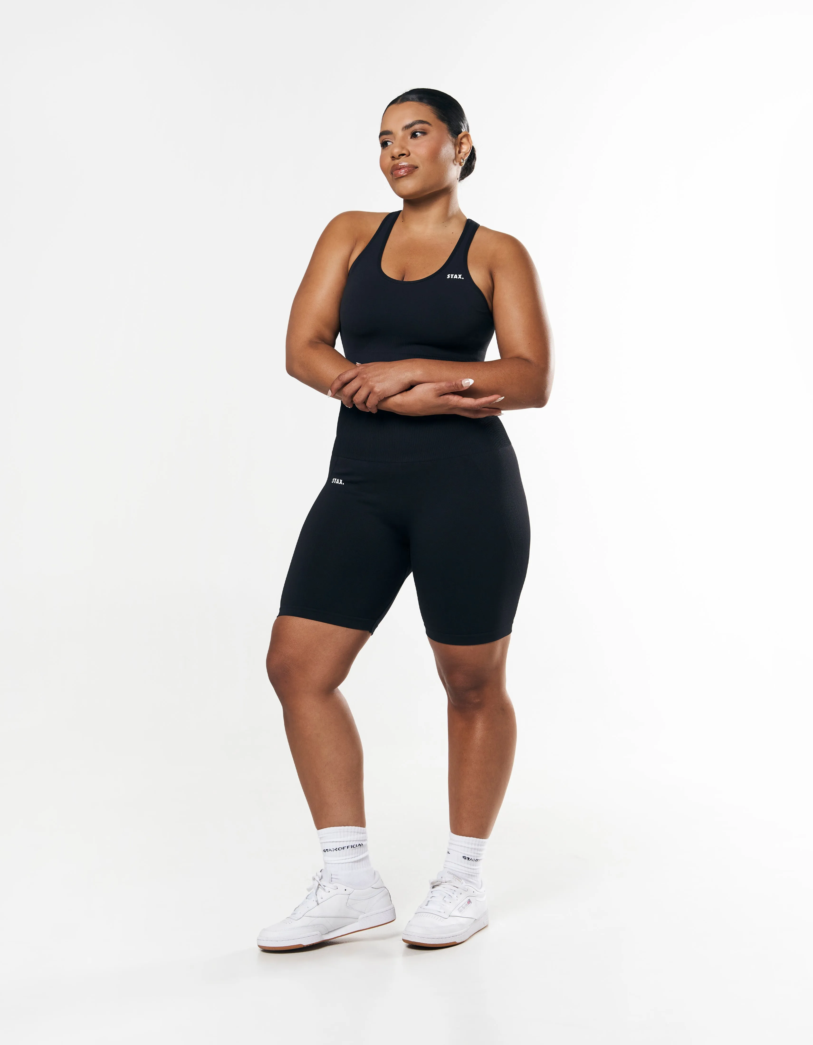 Premium Seamless Midi Bike Shorts - Astro