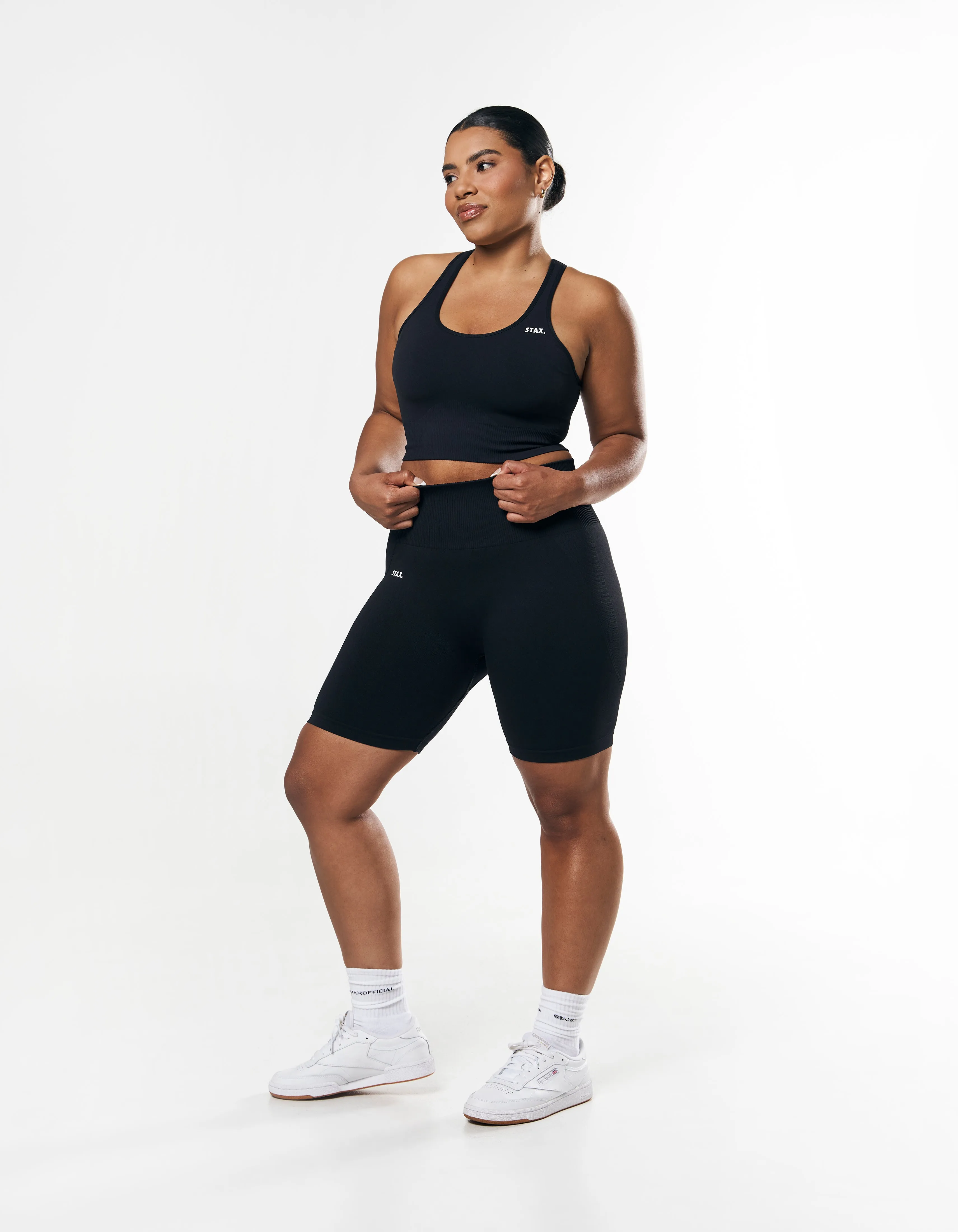 Premium Seamless Midi Bike Shorts - Astro