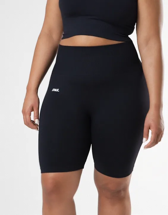 Premium Seamless Midi Bike Shorts - Astro