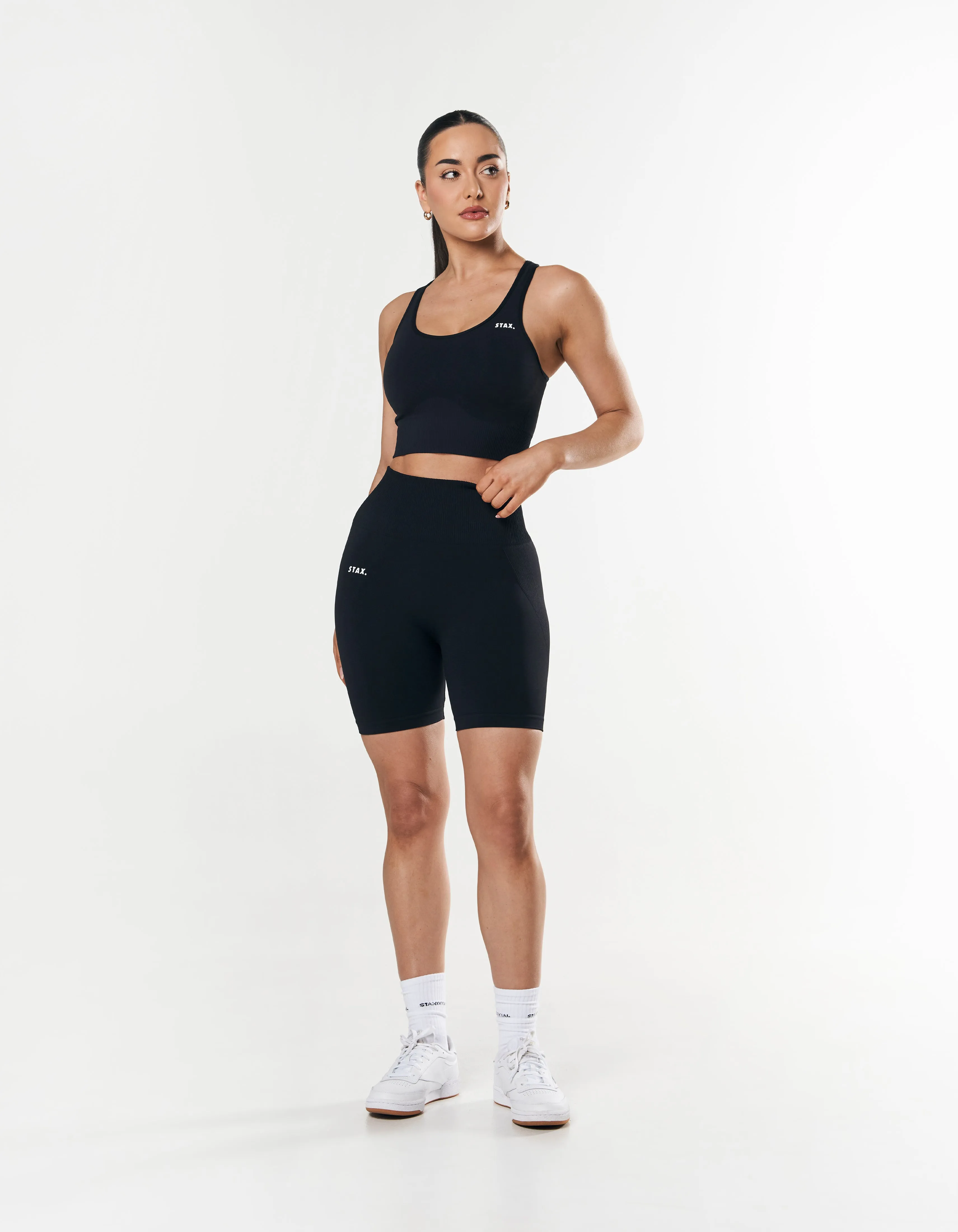 Premium Seamless Midi Bike Shorts - Astro