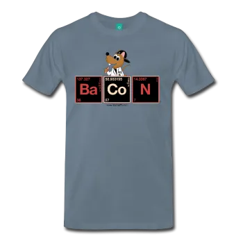 "BaCoN Periodic Table" - Men's T-Shirt