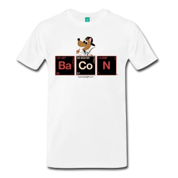 "BaCoN Periodic Table" - Men's T-Shirt