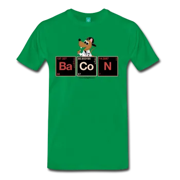 "BaCoN Periodic Table" - Men's T-Shirt