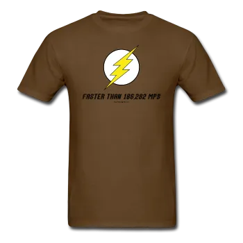 "Faster Than 186,282 MPS" - Men's T-Shirt