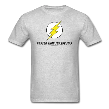 "Faster Than 186,282 MPS" - Men's T-Shirt