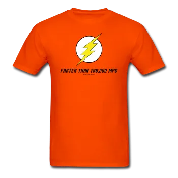 "Faster Than 186,282 MPS" - Men's T-Shirt