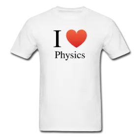 "I ♥ Physics" (black) - Men's T-Shirt