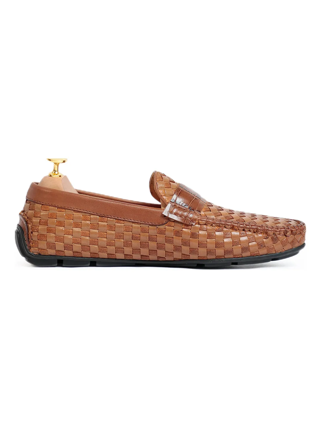 Ross Weaved Loafer Tan