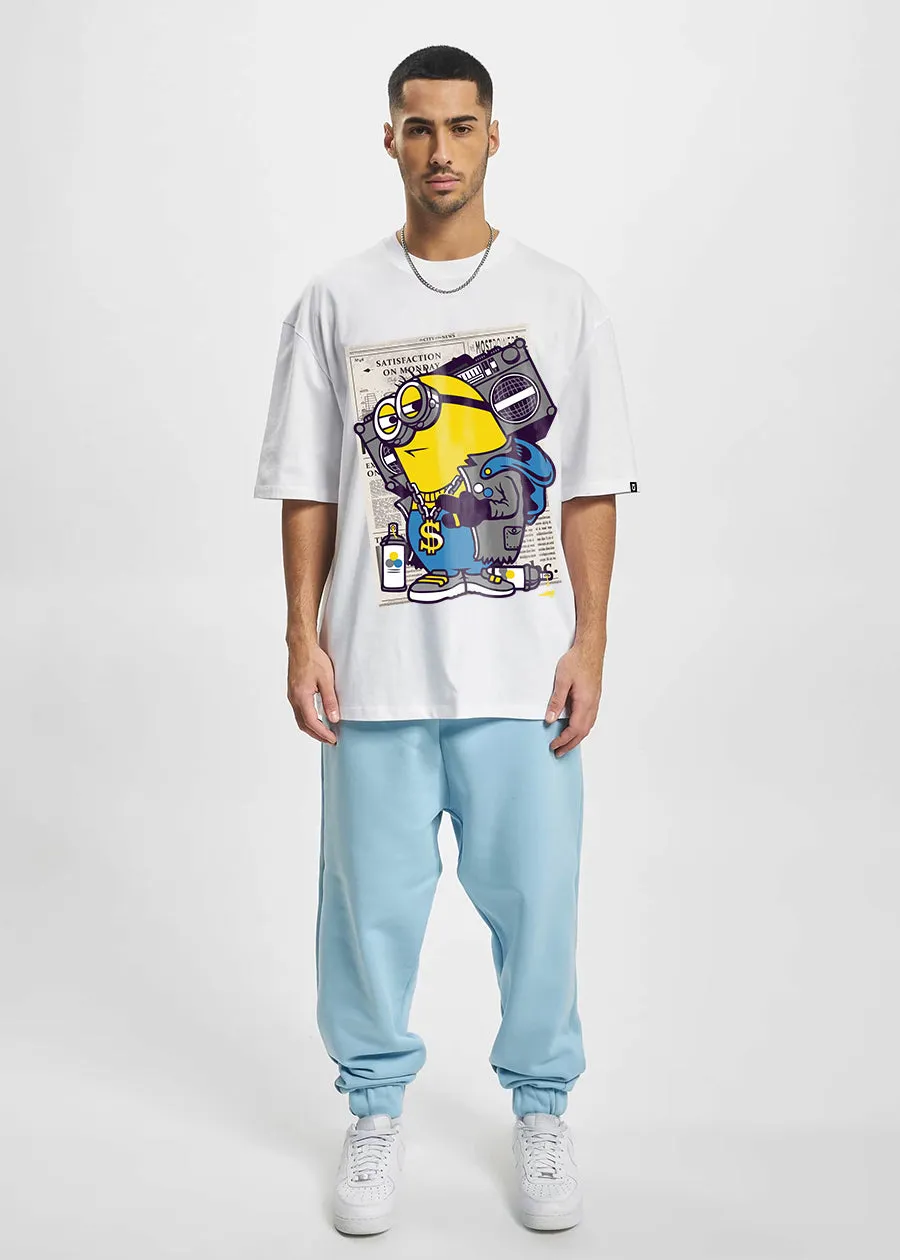 Savage Minion Men Oversized Printed T-Shirt