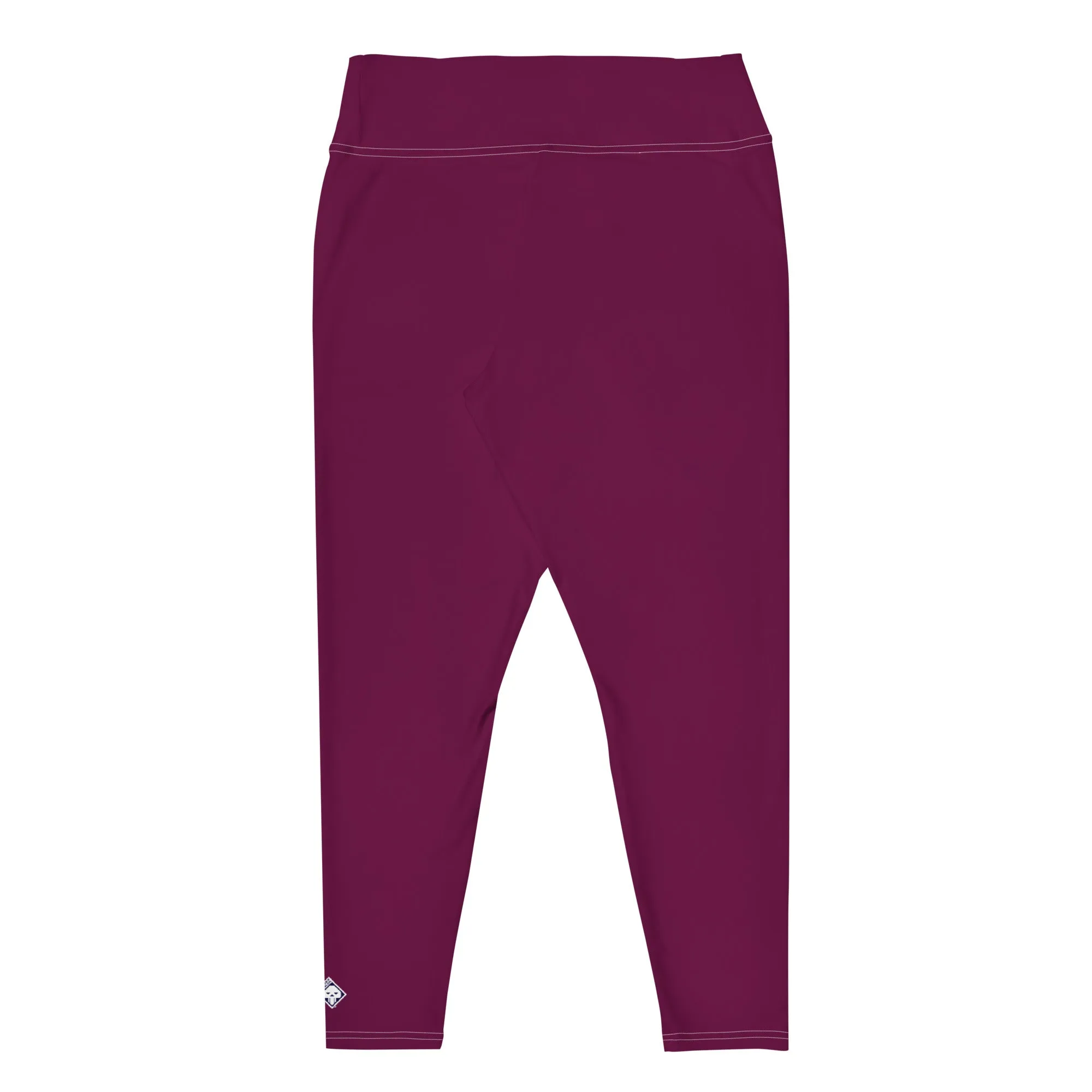 Sculpted Confidence: Plus Size Workout Leggings for Women - Tyrian Purple