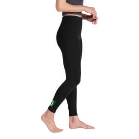 Sport-Tek Ladies High Rise 7/8 Legging- Wolverine Dancer Sm