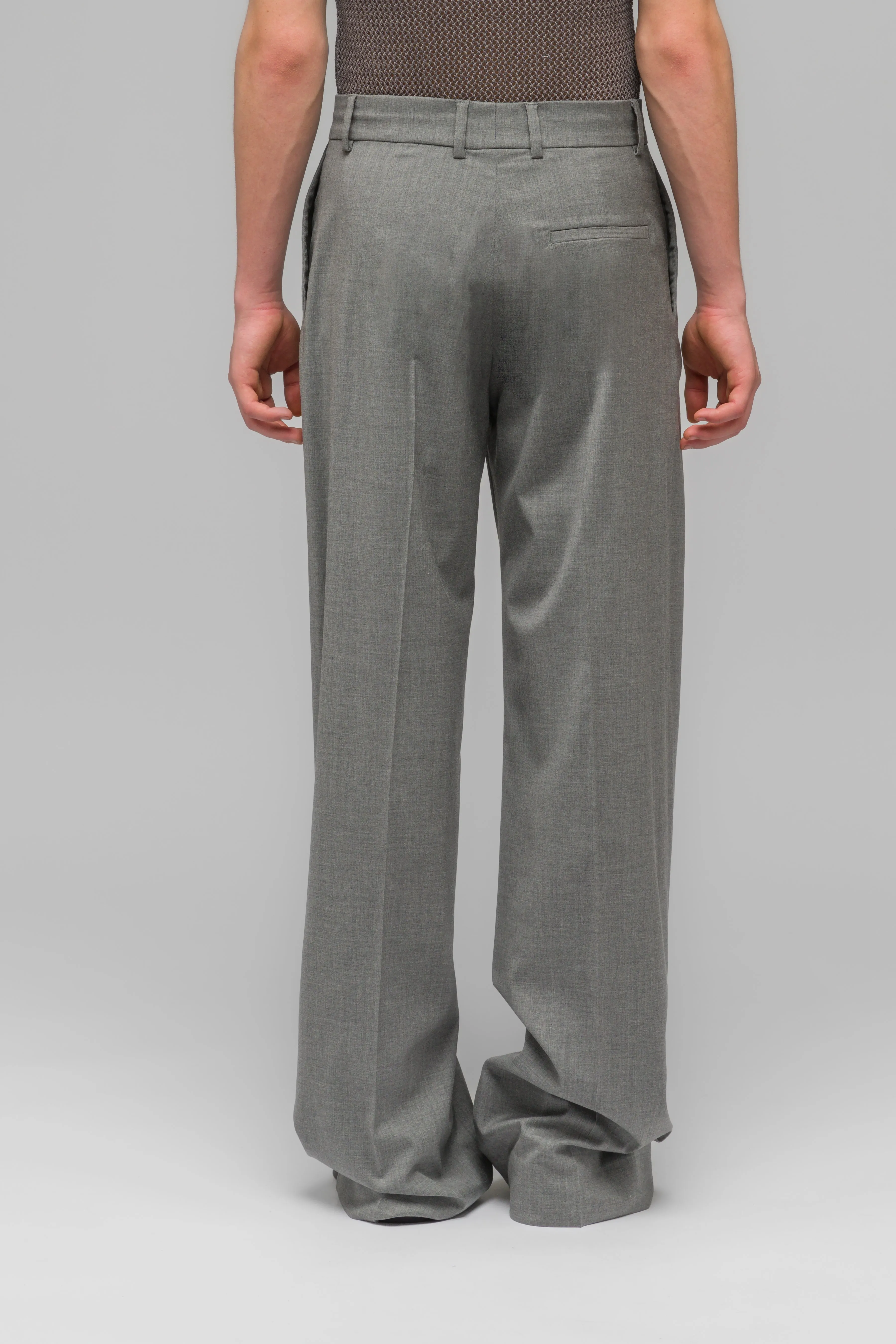 WIDE LEG SUIT TROUSERS