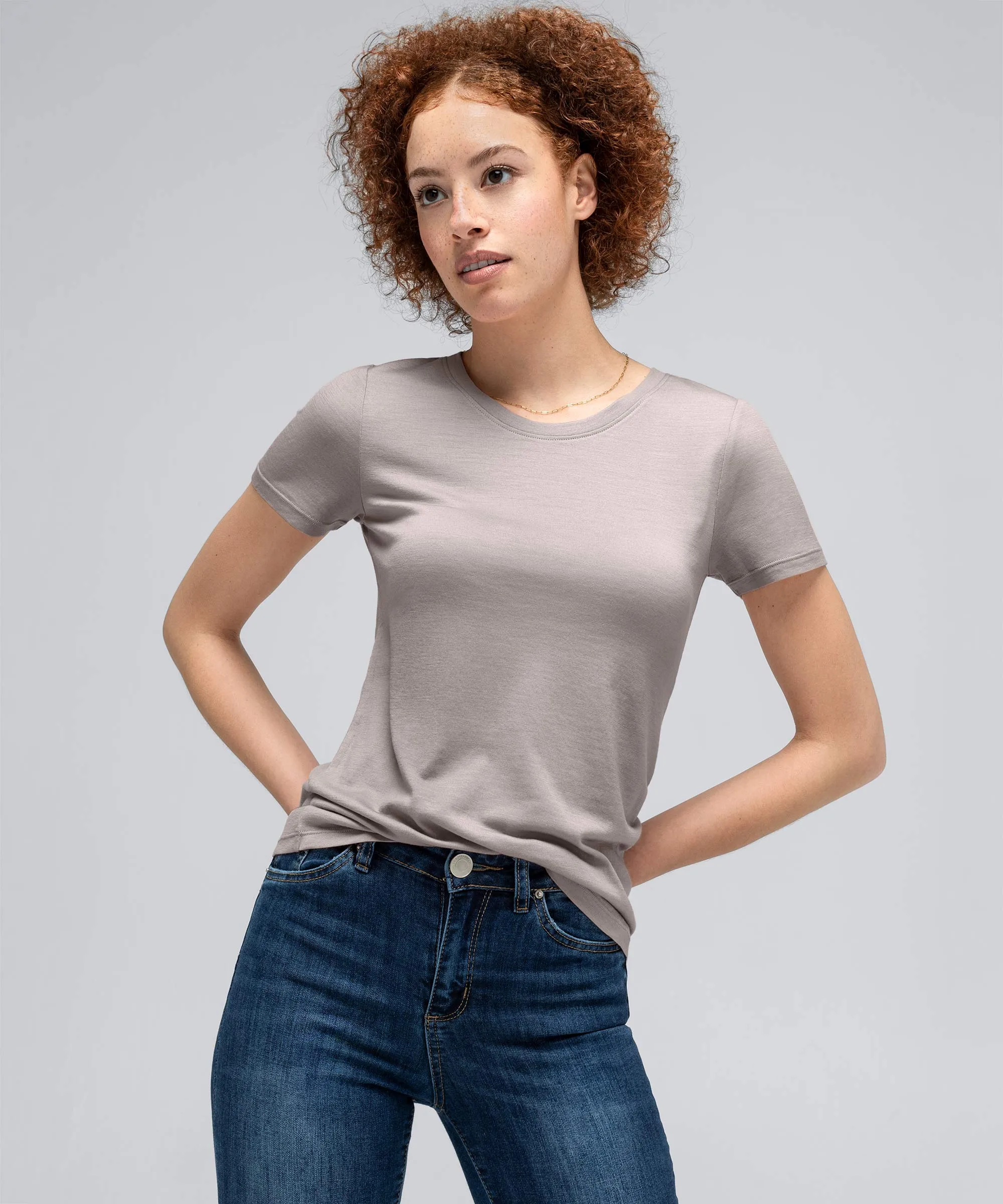 Women's Merino Crew Neck T-Shirt