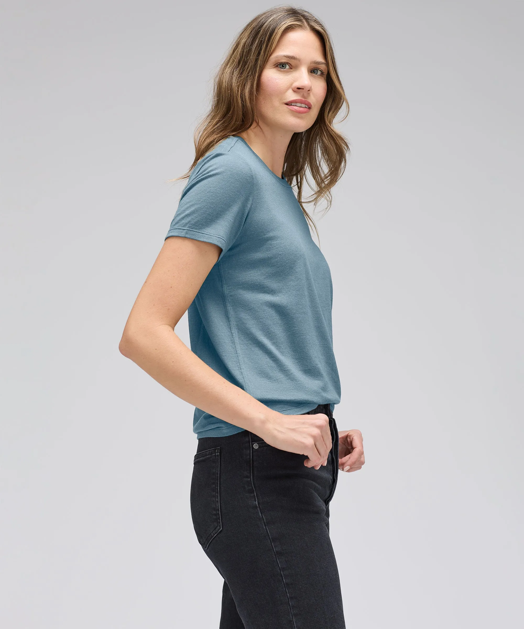 Women's Merino Crew Neck T-Shirt