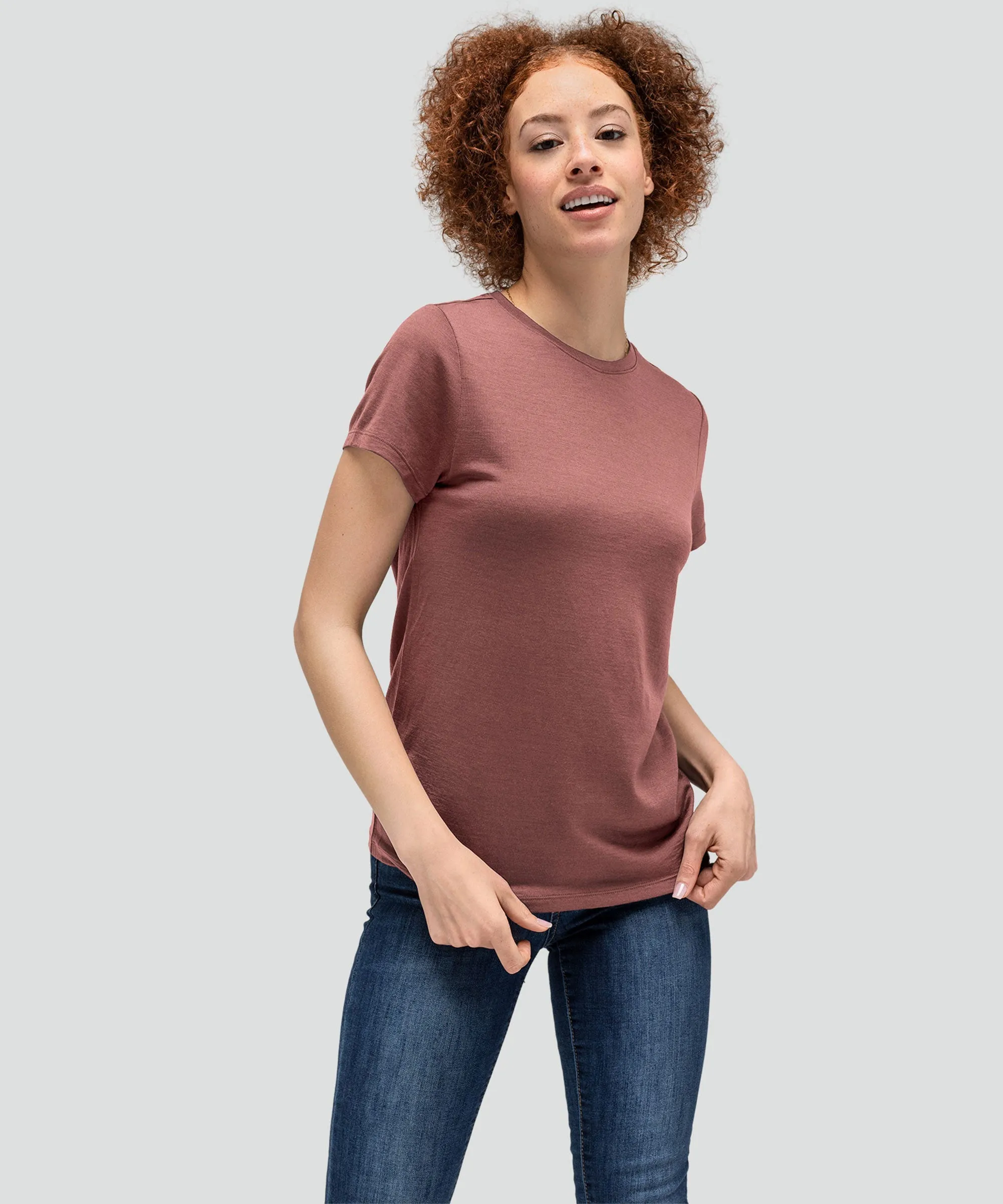 Women's Merino Crew Neck T-Shirt