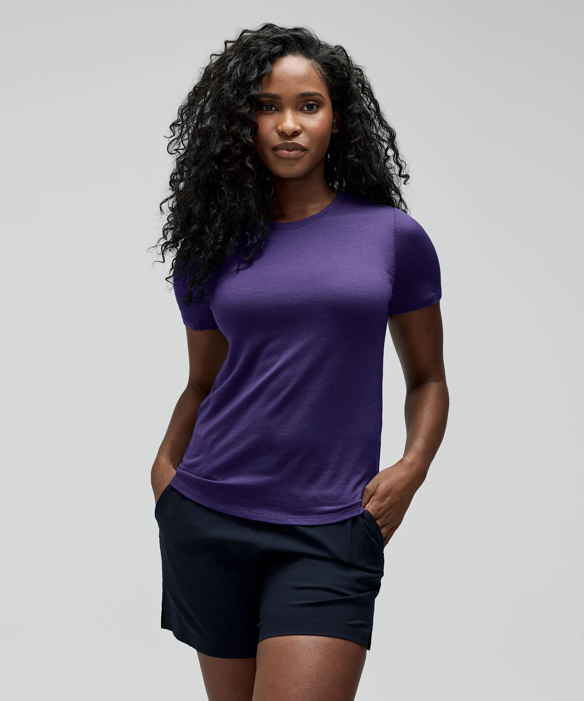 Women's Merino Crew Neck T-Shirt