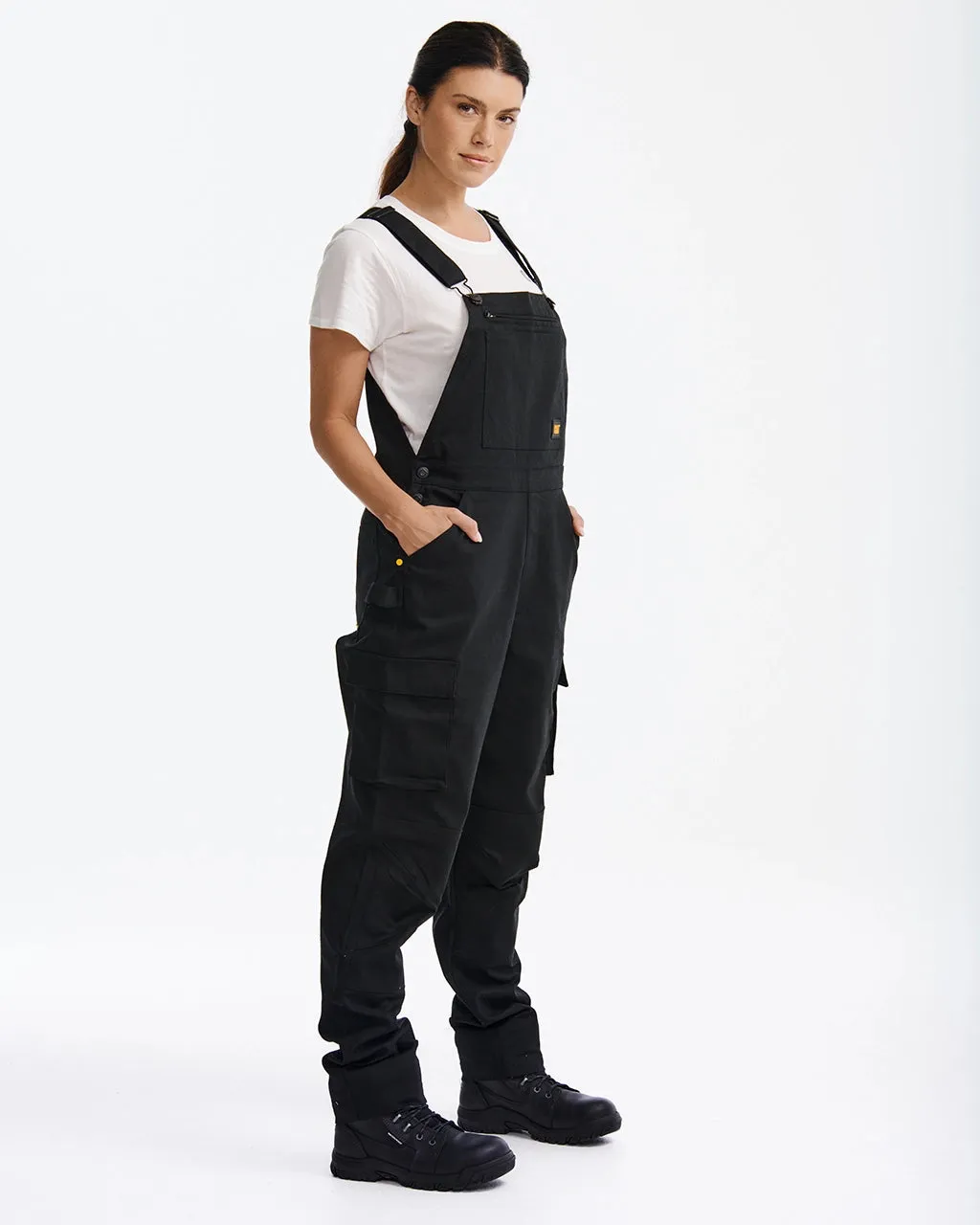 Women's Stretch Canvas Utility Overall