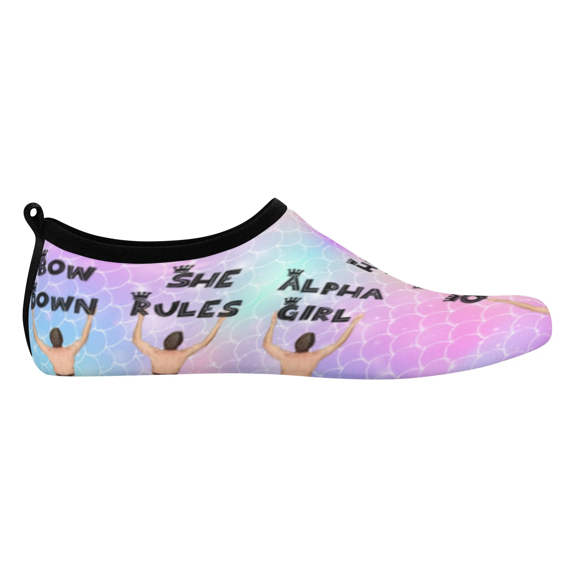 Women's Water Shoes / Water Socks - Unicorn Mermaid Color - Men Fall At Your Feet