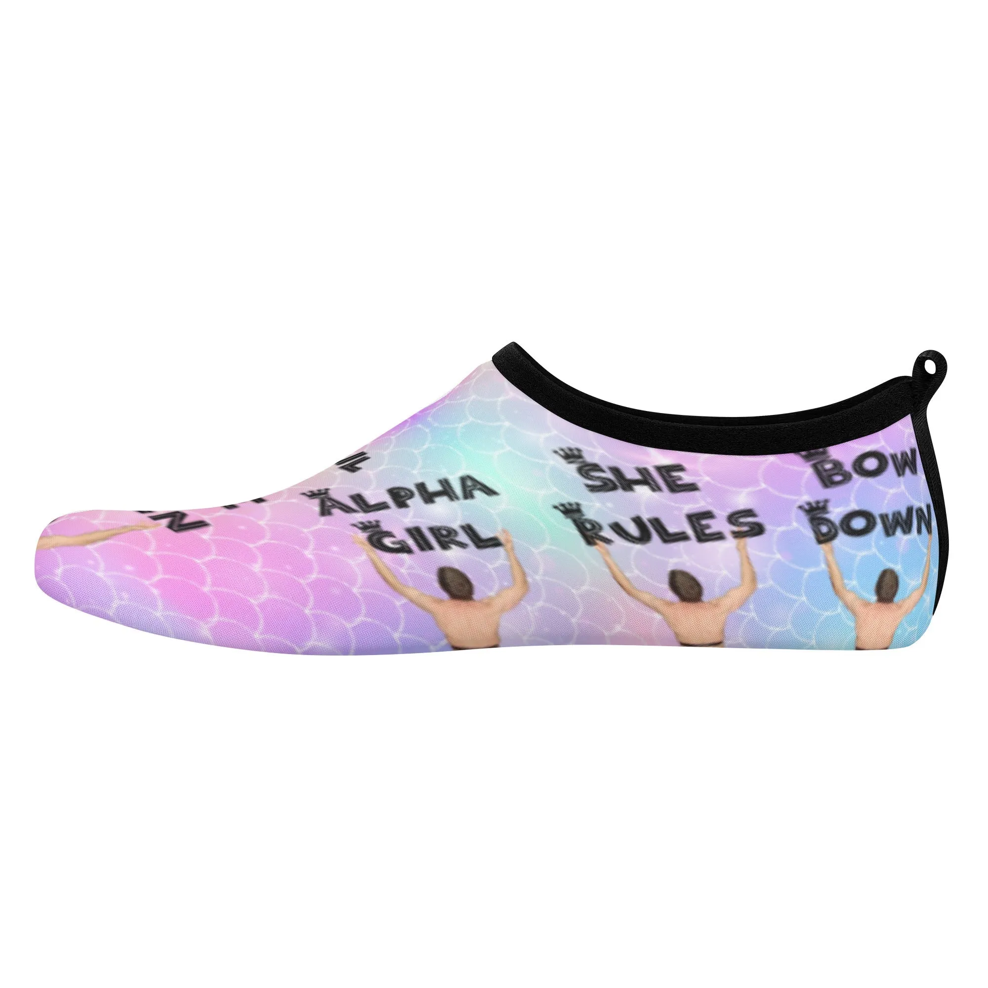 Women's Water Shoes / Water Socks - Unicorn Mermaid Color - Men Fall At Your Feet