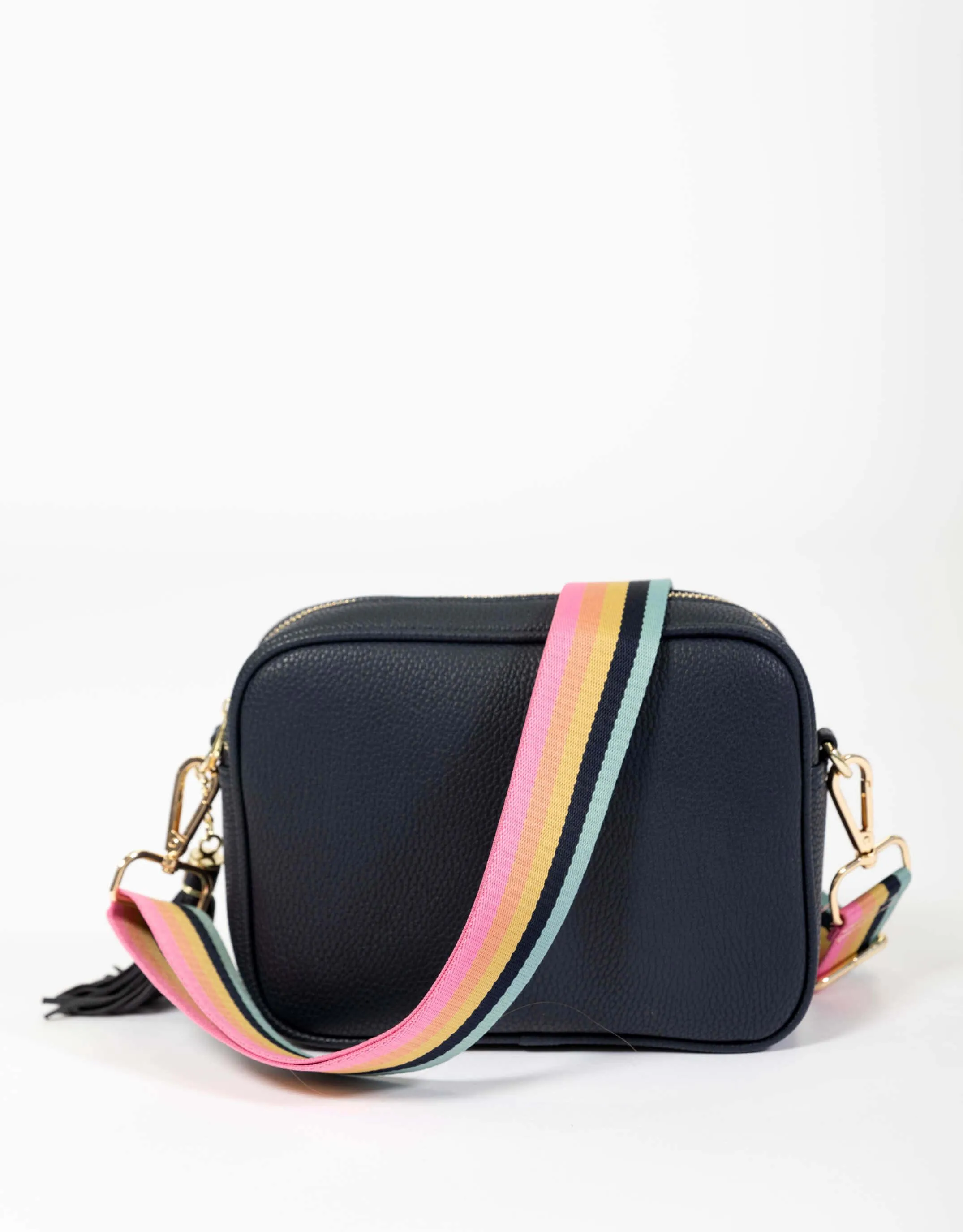 Zoe Crossbody Bag - Navy/Lolly Stripe